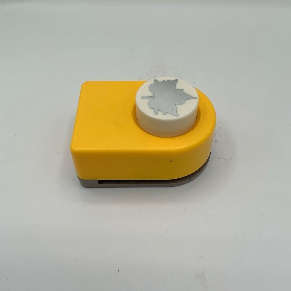 Yellow Leaf Shape Punch